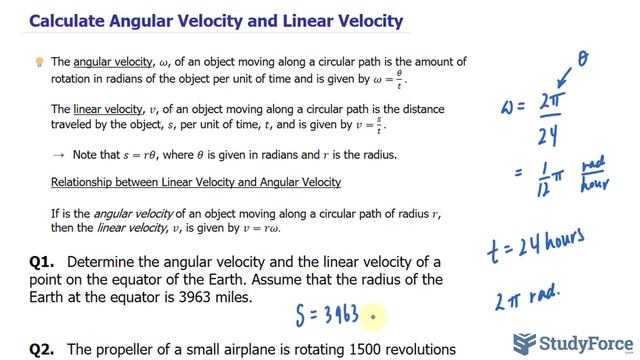 Calculate Angular Velocity and Linear Velocity (Part 1) смотреть онлайн