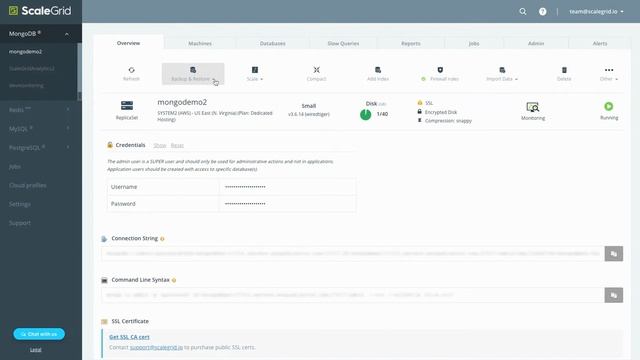 Deleting Backups for MongoDB® Database - ScaleGrid DBaaS смотреть онлайн