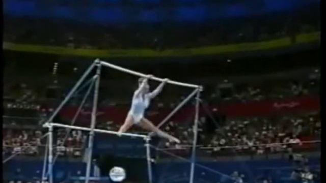 Adrienne Nyeste (HUN) 2000 Olympic Prelims - Bars смотреть онлайн