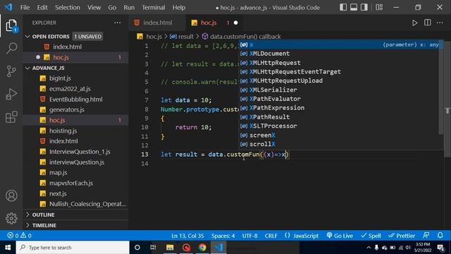 JavaScript High Order function in Hindi | Advance JavaScript tutorial | JavaScript HOF function смотреть онлайн
