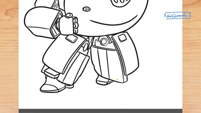 How To Draw Super Wings Donnie Robot Airplane -? Drawing Super Wings смотреть онлайн