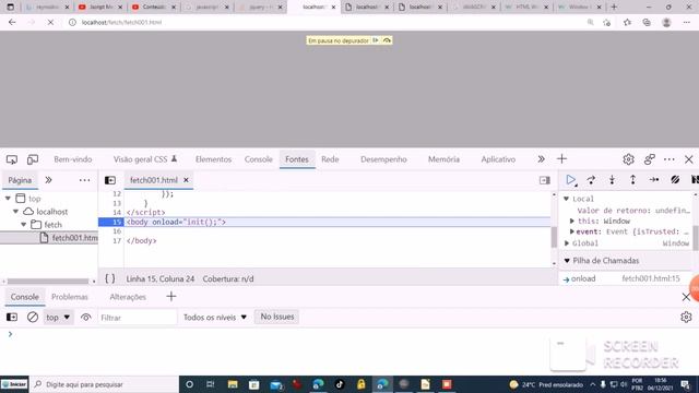 Fetch API - fetch001 - Leitura de arquivo txt смотреть онлайн