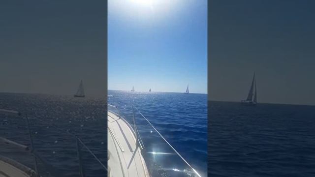 Яхта, море, Кипр, солнце, Средиземное море