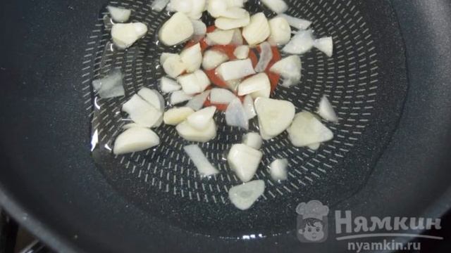 Eggplant in a frying pan in lemon-honey caramel смотреть онлайн