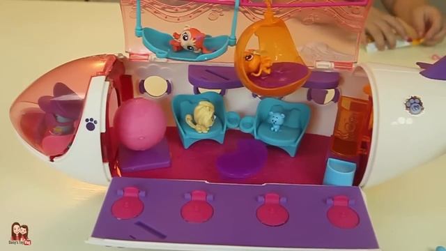 NEW Littlest Pet Shop Jet Plane Toy 2015 ! FROM Toy Insider -- Daisys Toy Vlog смотреть онлайн
