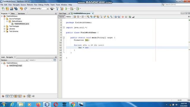 Java the complete Reference Ninth Edition (Chapter 19) Example (17) Field Width смотреть онлайн