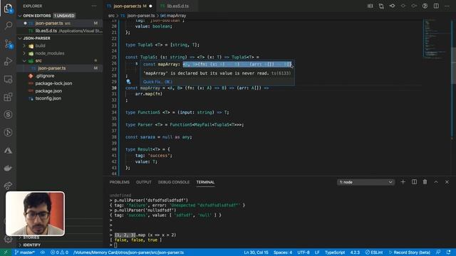 JSON parser en TS (parte I) смотреть онлайн