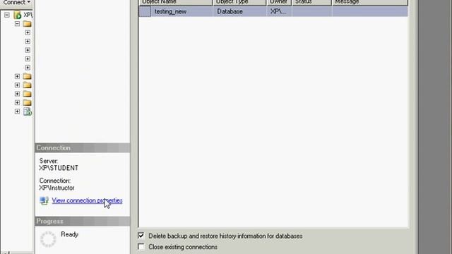 SQL Server 2008 - delete a database смотреть онлайн