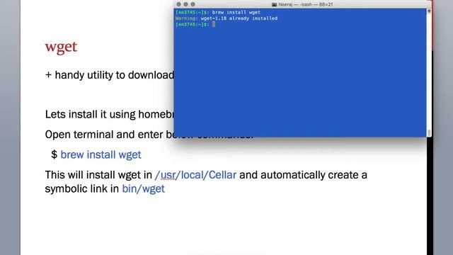 How to install wget on MacBook смотреть онлайн