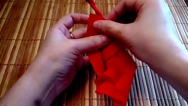 Как красиво сложить салфетку! Роза из салфетки! Как красиво оформить стол! Rose of serviette! смотреть онлайн