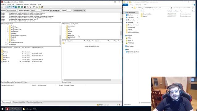 Subir archivos a un hosting web por FTP con Filezilla Client смотреть онлайн