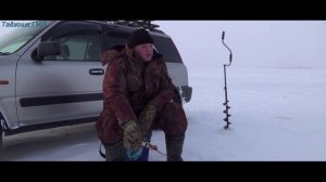 Зимняя рыбалка на Новосибирском водохранилище. ( Обское море )