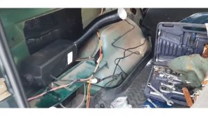 УАЗ ПАТРИОТ.установка сухого фена.