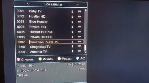 Как настроить армянские каналы на спутниковой антенне