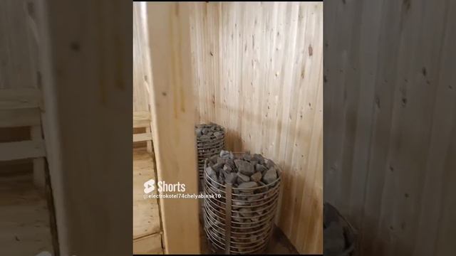 Две электрокаменки (2шт) в парилке. Как в большой общественной сауне установить большую мощность ЭКМ смотреть онлайн