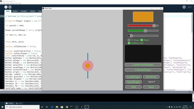 SHAPE CREATOR(ALPHA v0.1) TO MAKE JAVA GRAPHICS FASTER! смотреть онлайн