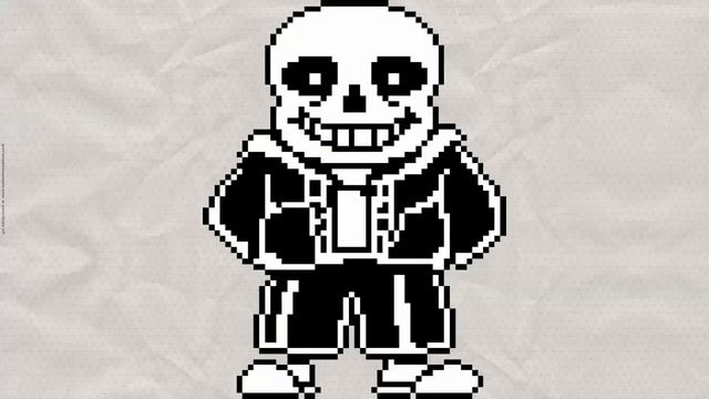 Санс не скелет?  UNDERTALE
