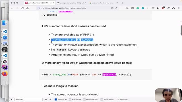 PHP - Let's learn about arrow functions смотреть онлайн