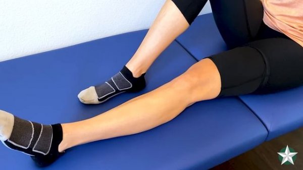 Quad Set Exercise Demonstration - Physical Therapy Exercises