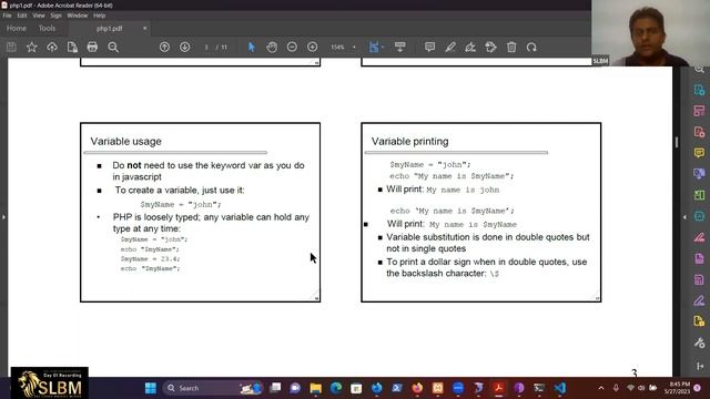 PHP Server Side Scripting 1 смотреть онлайн