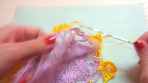 МК Ажурная круглая салфетка часть 2 из 2 (вязание крючком)
