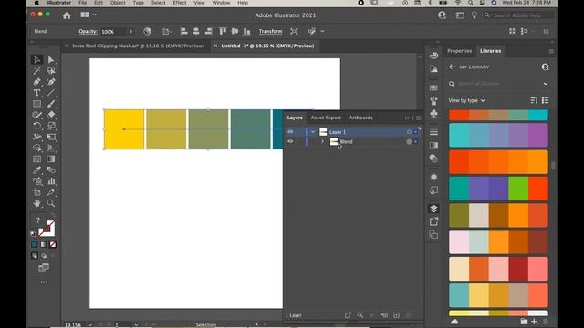 ADOBE ILLUSTRATOR | Create a Quick Color Palette | Saving to Creative Cloud Library | Digital Art смотреть онлайн