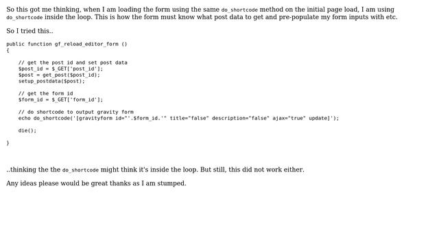 Wordpress: Load gravity form via ajax using do_shortcode смотреть онлайн
