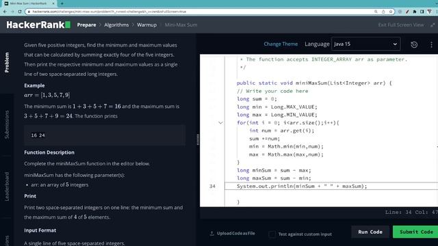 Doing a hacker rank coding problem смотреть онлайн