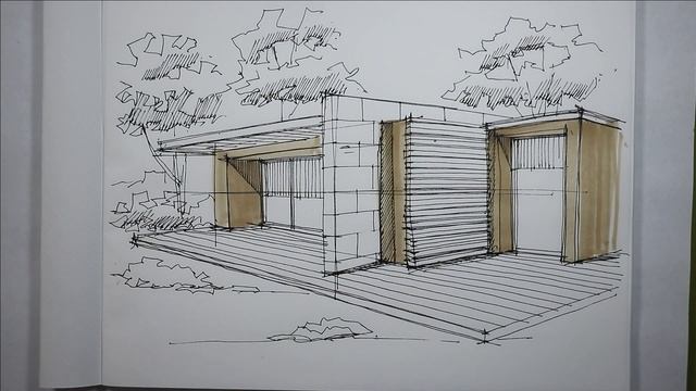 Architecture Sketching House 20