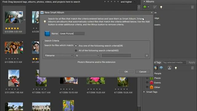 Photoshop Elements 9.0 Tutorial Smart Albums Adobe Training Lesson 2.9 смотреть онлайн
