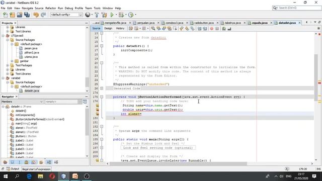 perbedaan Variabel String,int,double dalam bahasa Java netebens смотреть онлайн