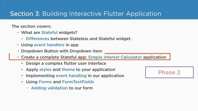 Building Complete app using Stateful Widget | Flutter Tutorial for Beginners with Dart: #3.1 смотреть онлайн