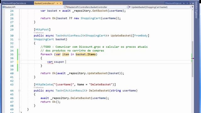 .NET - Criando Microsserviços : Consumindo a API Discount.Grpc - XV смотреть онлайн