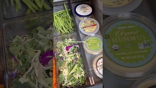 Fridge Organization- Home Salad Bar #organizedhome #homedecor #fridgeorganization #homeorganization смотреть онлайн