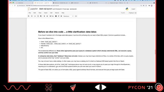 TALK / Adam Breindel / Dask-SQL: Empowering Pythonistas for Scalable End-to-End Data Engineering смотреть онлайн