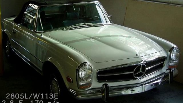 MERCEDES BENZ — SL-Pagoda/W113. обзор модификации, 1963—1971 г., смотреть онлайн