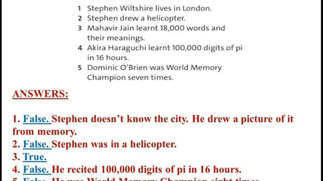 English Plus 7 grade. Book: p. 38. Remember this. Text: Meet the memory masters. CD 1.32. гдз смотреть онлайн