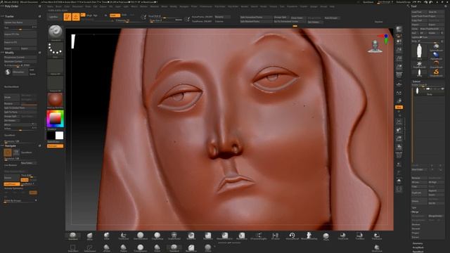 Our Lady of Lourdes 3D Bas Relief Modeling Pt5 смотреть онлайн