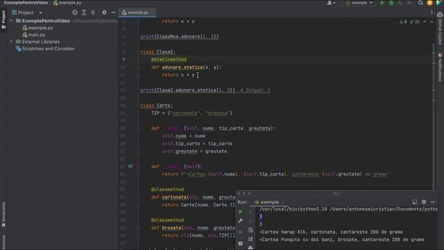 Ce este @staticmethod și @classmethod în Python | Programare orientată pe obiecte Ep.17 смотреть онлайн