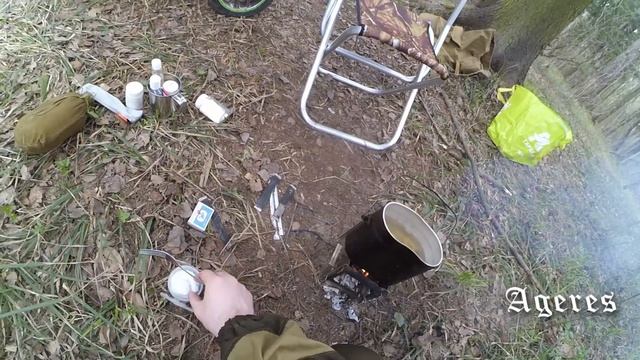 Поход выходного дня. Макароны с тушенкой. смотреть онлайн