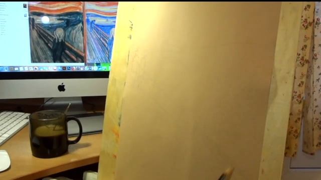 Пыталась скопировать "Крик" Мунка | Как рисовать пастелью смотреть онлайн