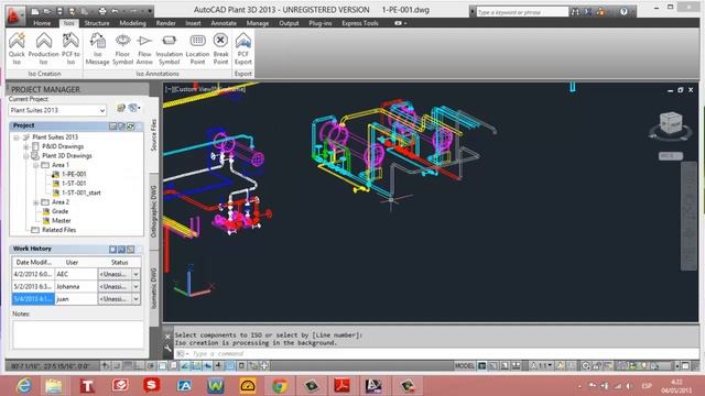 Creación Isométricos en AutoCAD Plant 3D смотреть онлайн