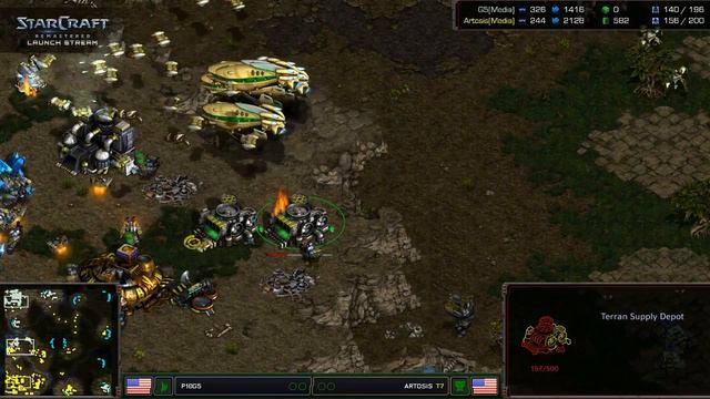 G5 vs ARTOSIS PvT Starcraft Remastered Launch Event 2017 смотреть онлайн