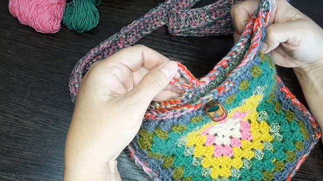 Остатки пряжи, сумка . Вязовлог. ?. # бабушкинквадрат, #остаткипряжи, #новаяжизн смотреть онлайн