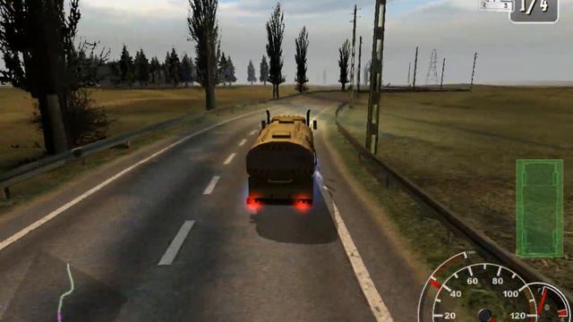 Trucker Перевозчик Раскаленный асфальт Gameplay PC