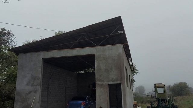 Продолжаю строить гараж 12 на 7.50 часть 3 КРЫША! смотреть онлайн