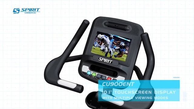 Spirit Commercial Fitness Bike CU900 ENT смотреть онлайн