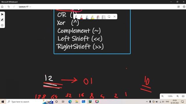 Lecture 17 Python Operators | Bitwise Operators | Part - I | смотреть онлайн