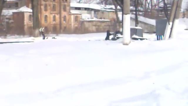 зимняя стройка