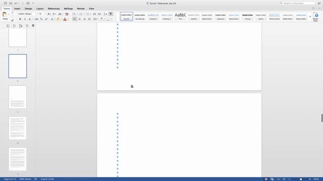 How to Delete an Unwanted Blank Page in Word смотреть онлайн